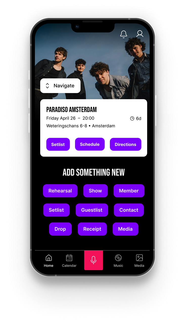 Kurtt app — manage your act